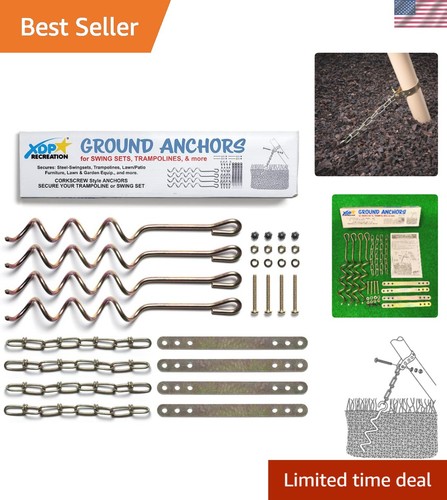 Easy install ground anchor - ground,